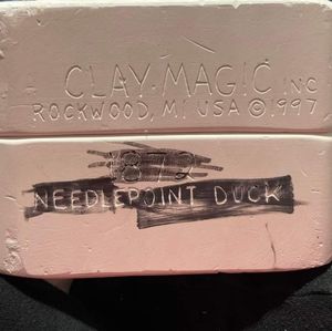 1872 claymagic needlepoint duck